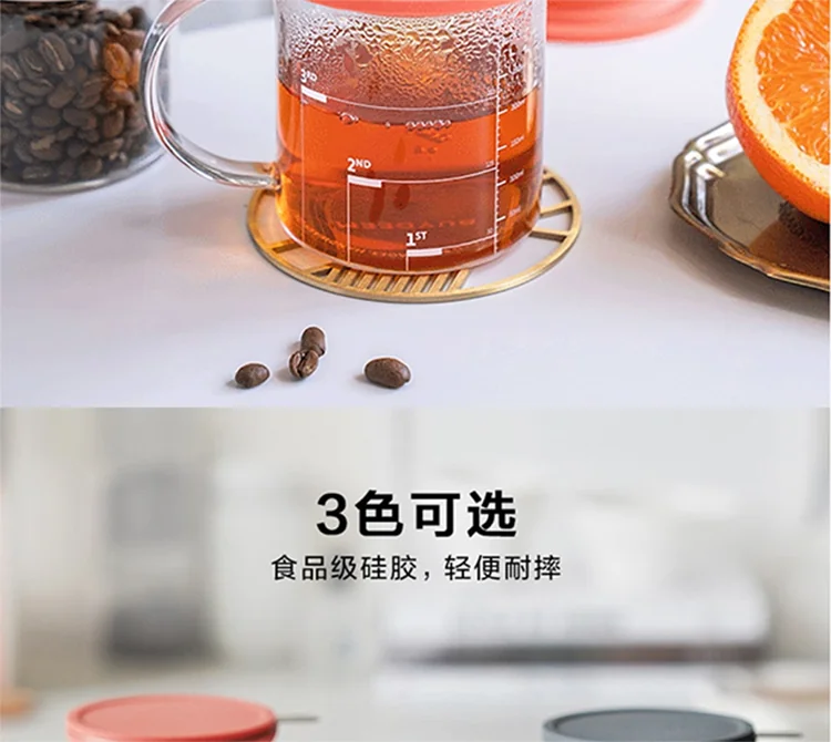 北鼎咖啡滤杯双层过滤网手冲咖啡套装漏斗滤网器具工具免滤纸便携双色可选 -西柚橙 detail image 28