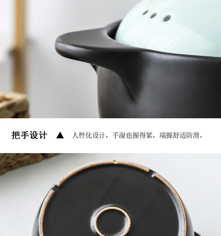 Becware 养生陶瓷煲 陶瓷砂锅 优质陶瓷无涂层 蓄热保温 热带雨林 3L detail image 13