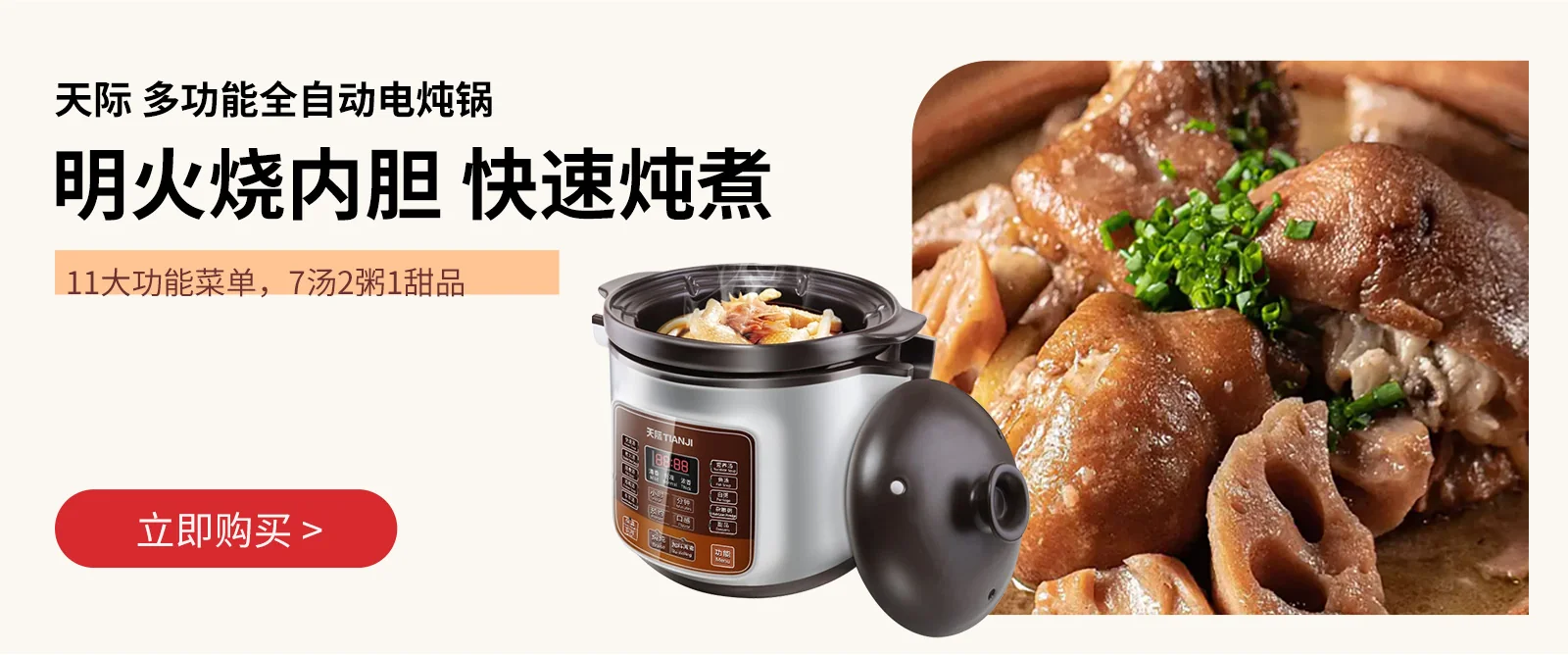 TIANJI DGD40-40LD BLACK EARTH STEW POT