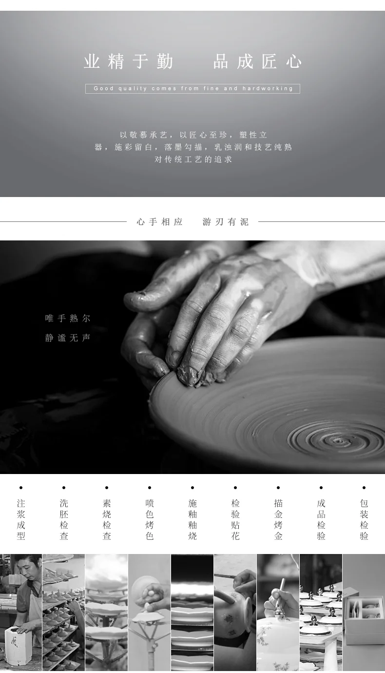 【中国直邮，时效10-15天】Auratic 国瓷永丰源先生瓷-四海升平13头水果甜品组 detail image 17
