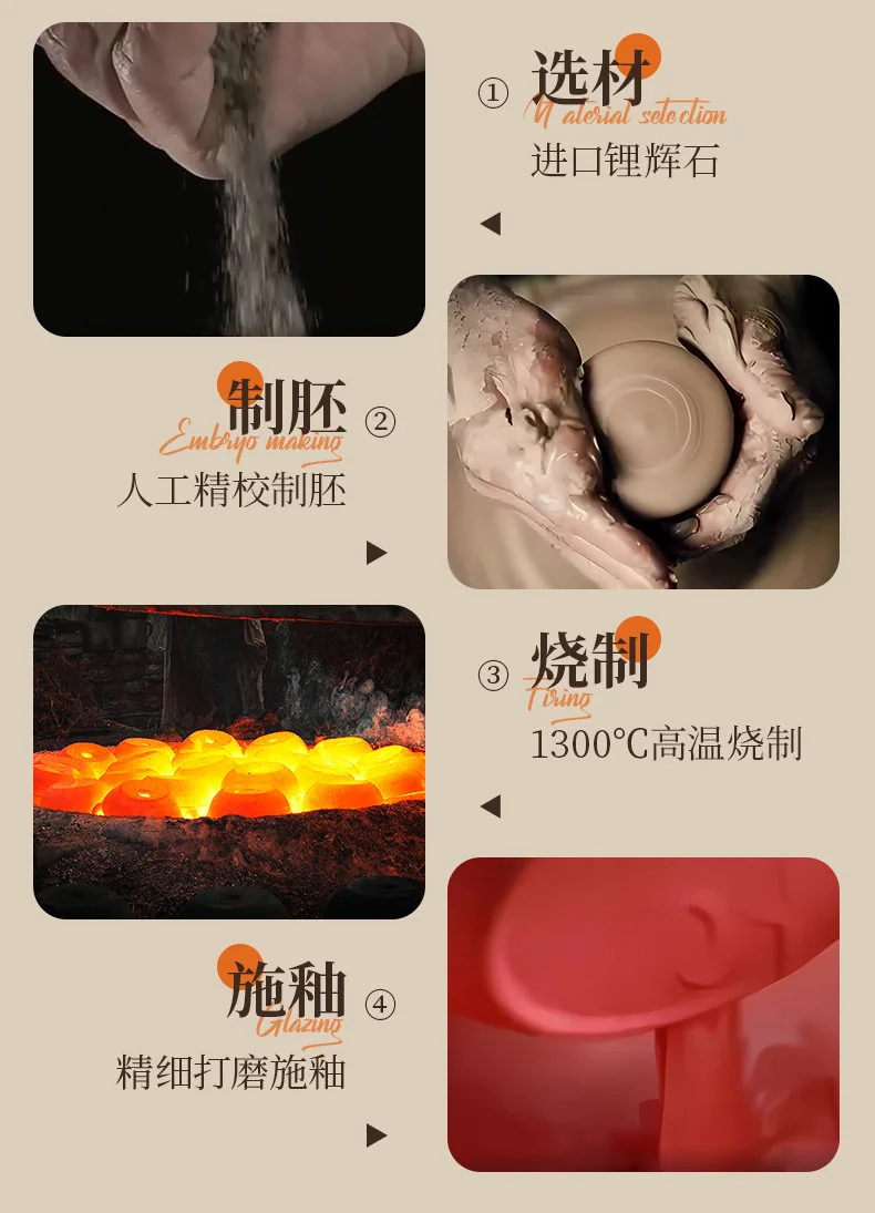 【不再补货】爱仕达砂锅煲煲汤家用耐高温陶瓷煲沙锅煲仔饭炖锅汤锅旋风煲燃气灶专用 6L 详情图 9
