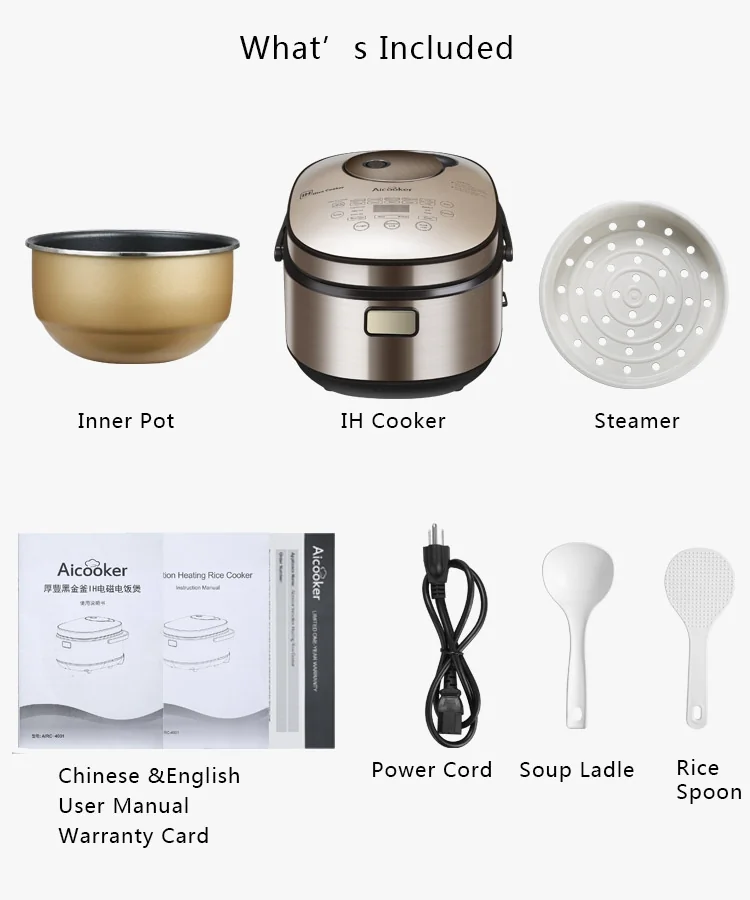 JOYDEEM AIRC-4001 IH ELECTRIC RICE COOKE ,4L detail image 16
