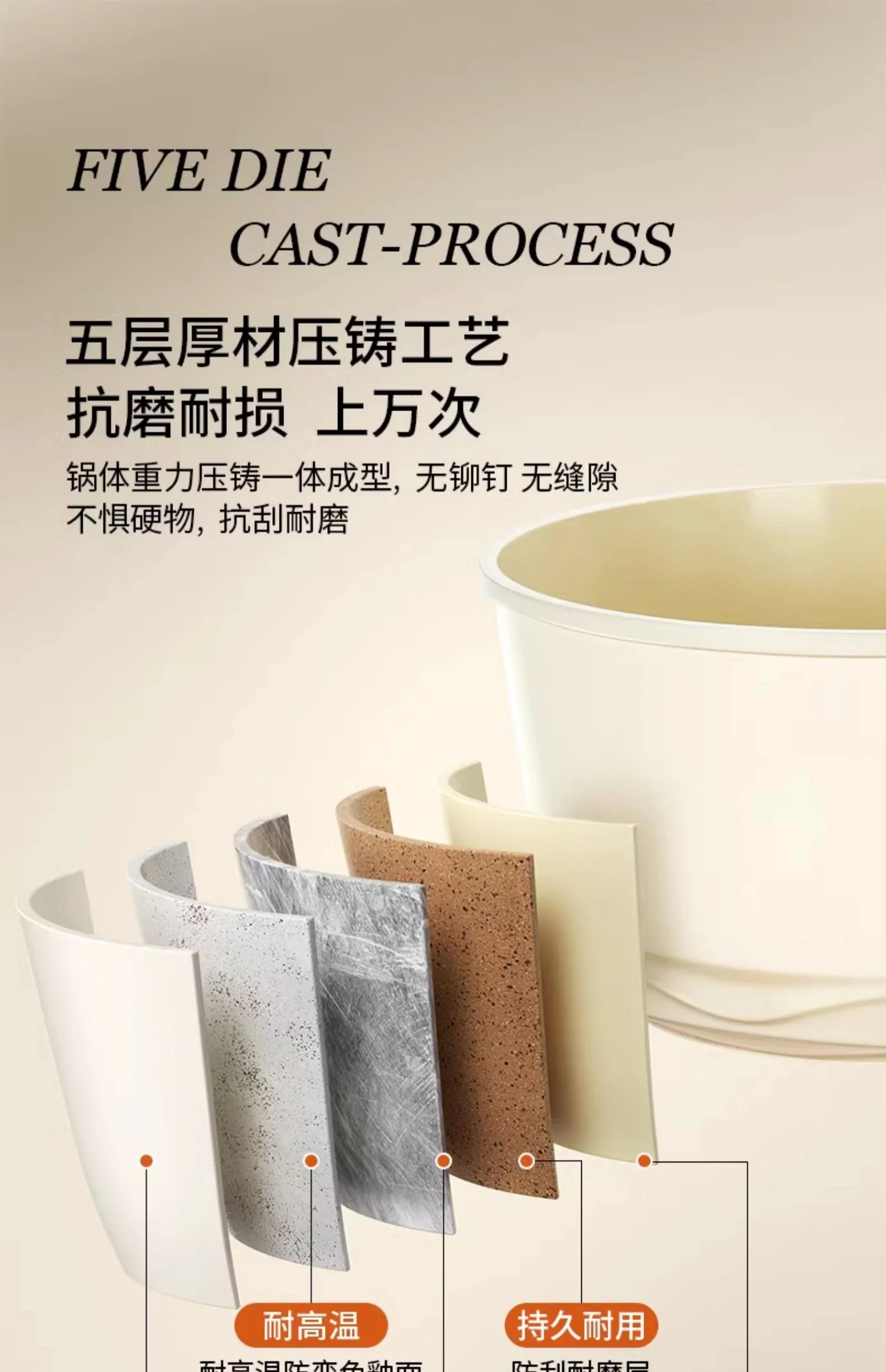 Amercook森林之花陶瓷奶锅 0化学涂层不粘锅 婴儿辅食锅泡面煮奶小锅 初见奶锅 2L 薄荷奶绿 18cm detail image 16