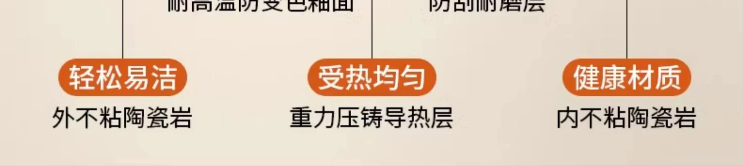 Amercook森林之花陶瓷奶锅 0化学涂层不粘锅 婴儿辅食锅泡面煮奶小锅 初见奶锅 2L 薄荷奶绿 18cm detail image 17