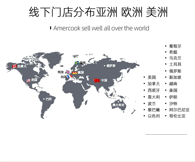 Amercook复古陶土系列不粘炒锅 复古陶土色 28cm detail image 3