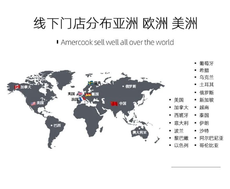 Amercook阿米尔 煎锅 平底锅煎炒两用锅麦饭石不粘锅家用无油烟炒菜锅 26cm detail image 4
