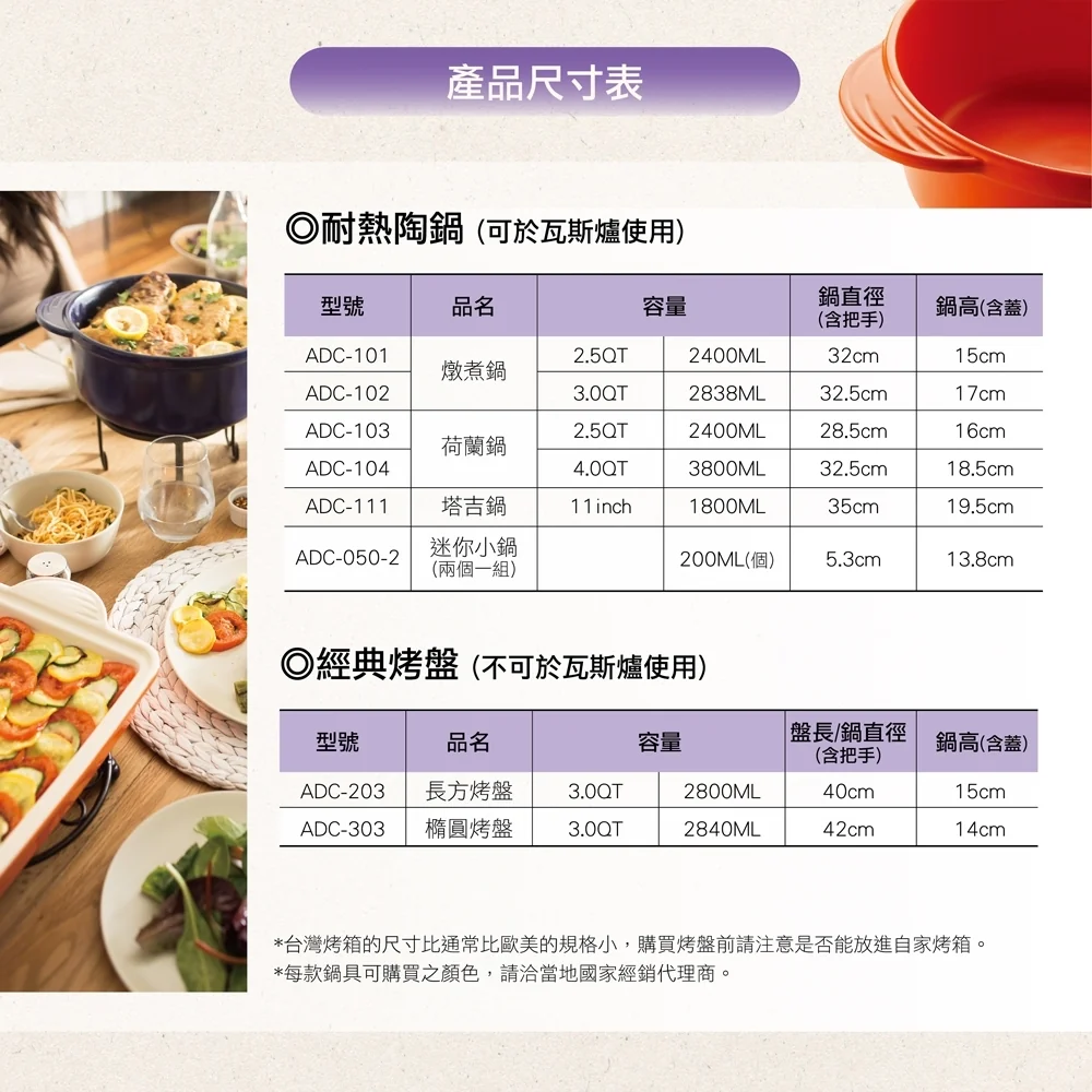 Aroma圆形双耳带盖炖锅2.36L ADC-101 天然陶瓷 一锅多用 保温储热 -经典黑 detail image 12