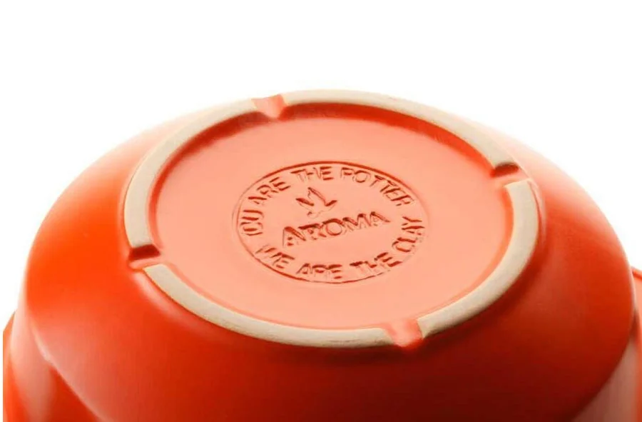 Aroma圆形带盖炖锅 2.84L ADC-102 一锅多用 天然陶瓷 靓丽色彩-魅力红 detail image 9