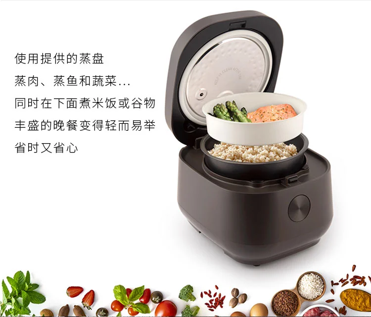 Aroma Smart IH rice cooker, three-dimensional surround heating, smart appointment, 3.3L/12 cups of rice detail image 10