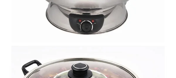 AROMA 5-Qt Electric Shabu Shabu Hot Pot ASP-600 detail image 4