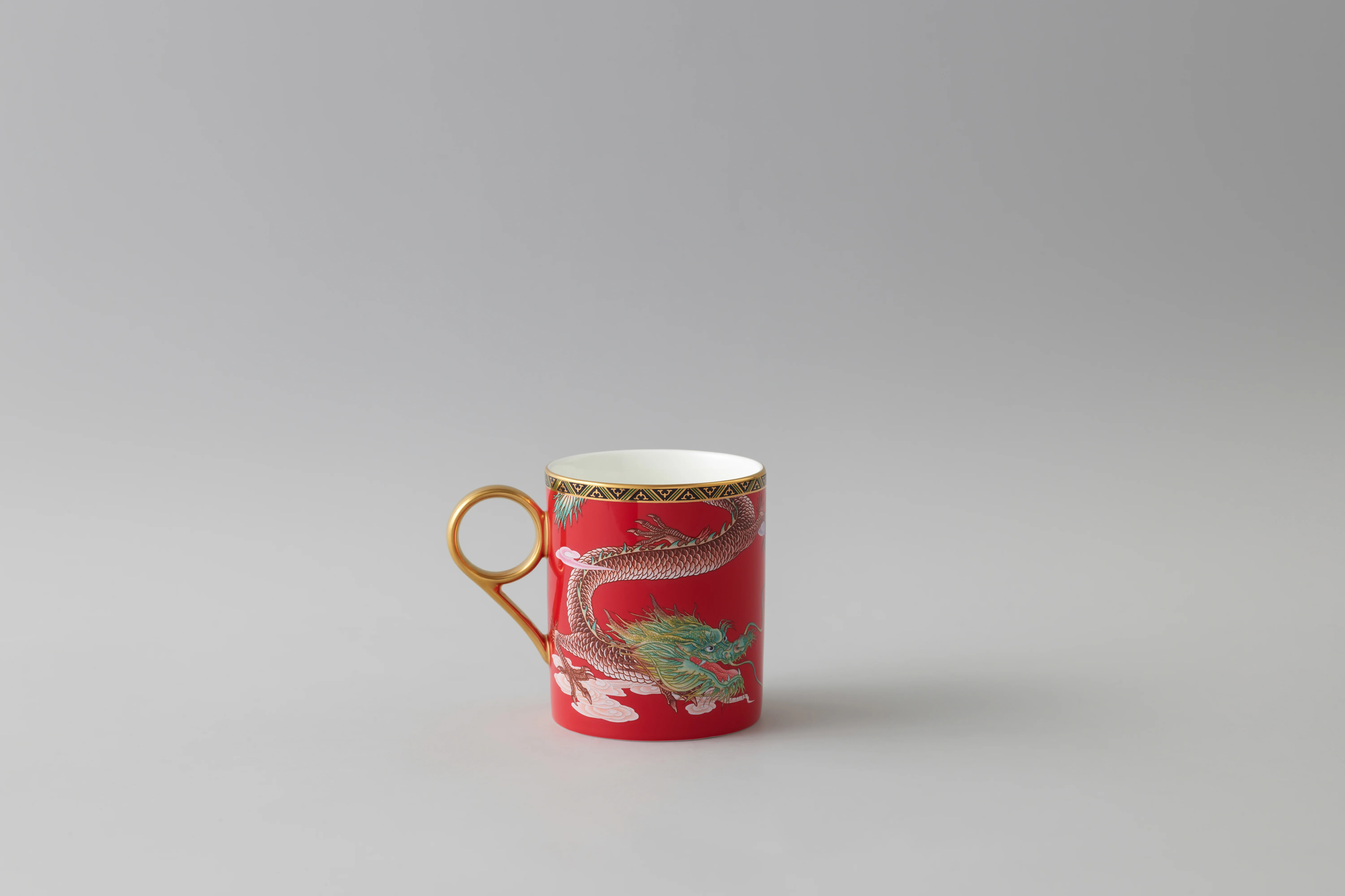 【China Direct Mail, Time 10-15 Days】 Auratic Dayun Longhui Mug (350ml - Chinese Red) detail image 1