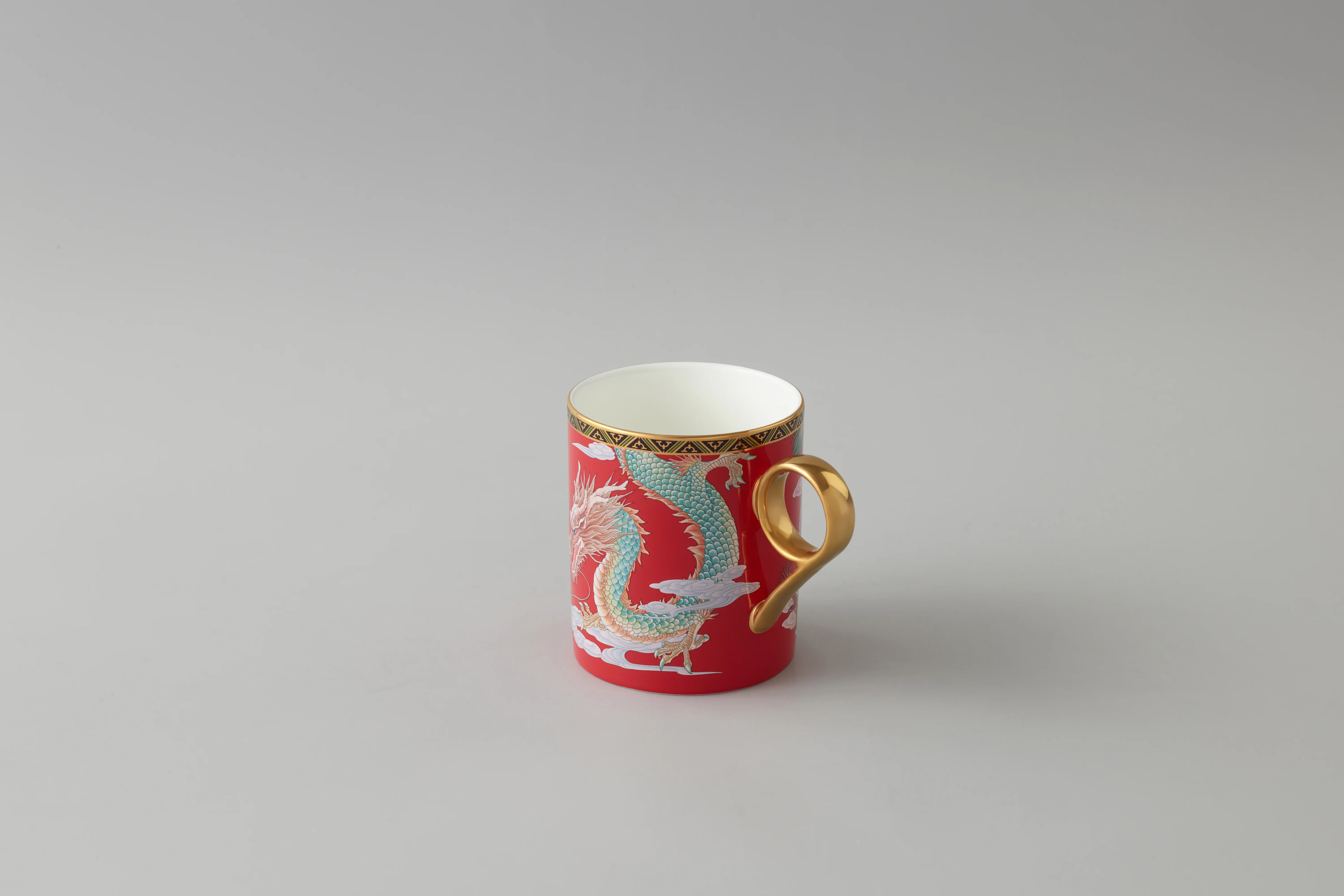 【China Direct Mail, Time 10-15 Days】 Auratic Dayun Longhui Mug (350ml - Chinese Red) detail image 2