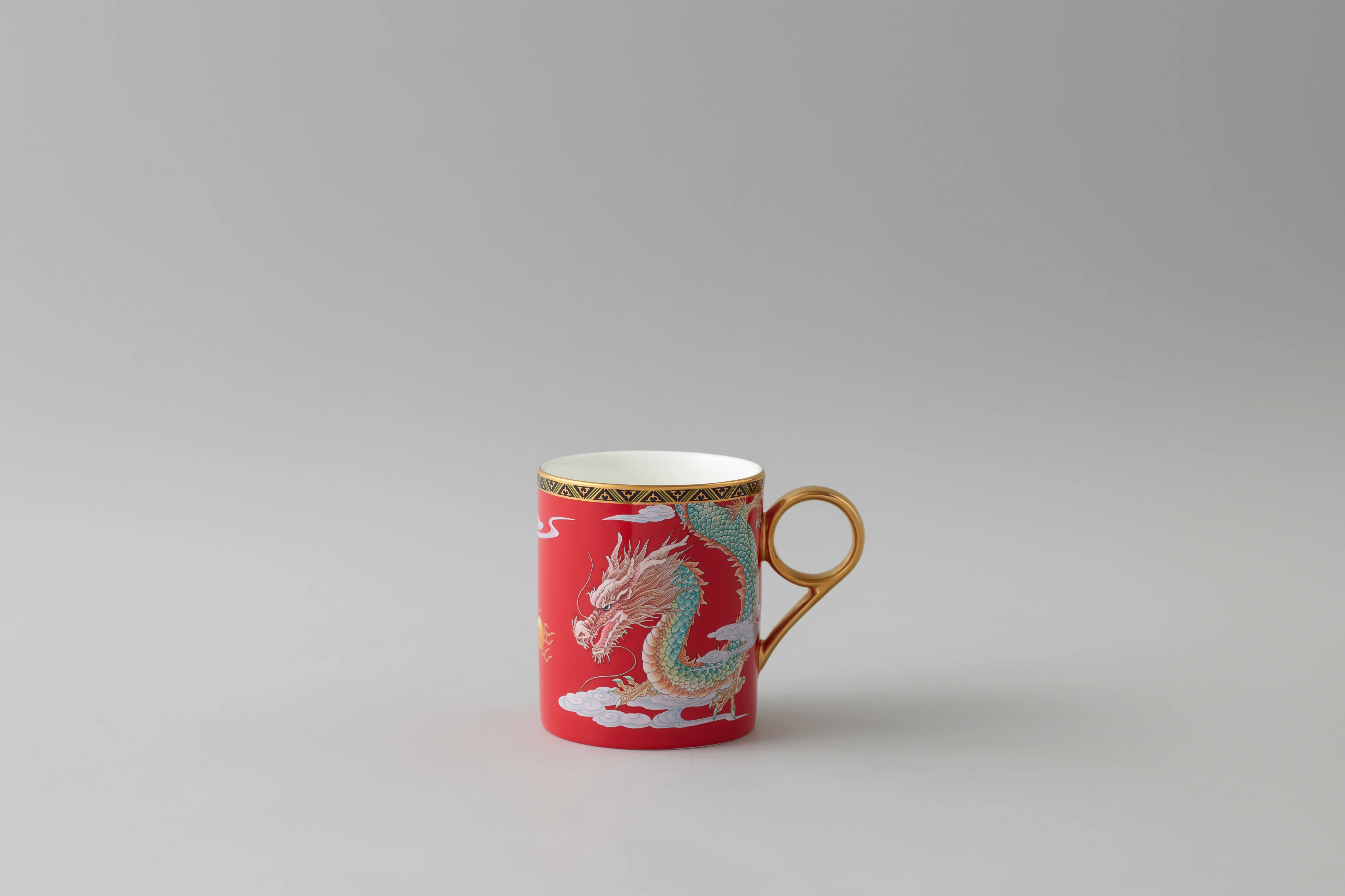 【China Direct Mail, Time 10-15 Days】 Auratic Dayun Longhui Mug (350ml - Chinese Red) detail image 3