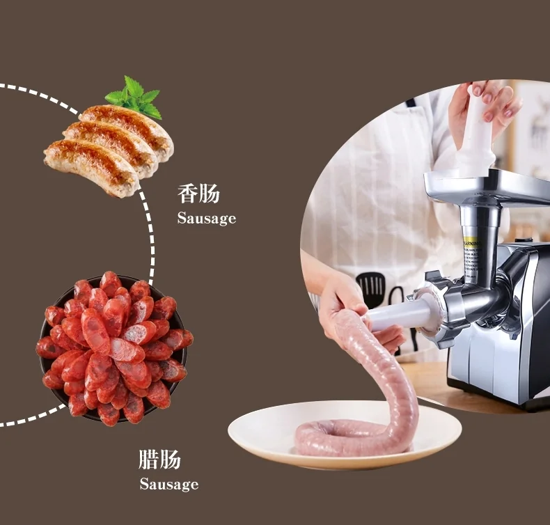 Avan-Pacific UMG-3010 LongLife Metal-Gear Heavy-Duty Electric Digital Light Touch Meat Grinder detail image 7