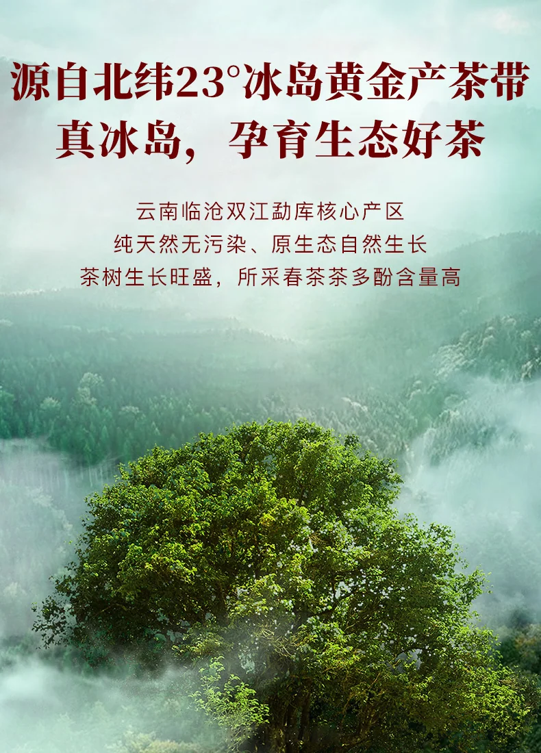 【中国直邮，时效7-15天】八马茶业 信记号(八马旗下品牌) 冰岛超柔普洱茶熟茶 熟普送礼茶叶 礼盒装 2019年茶料 200g detail image 1