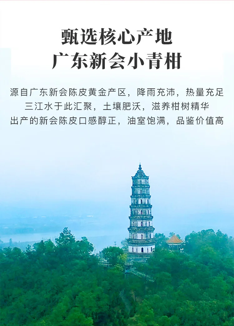 [Direct mail from China, delivery time is 10-15 days]Bama Xiaoqinggan Mandarin Pu'er Tea Xinhui Mandarin & Three Years Aged Pu'er Bird's Paradise Large Can 250g The more the better·Xiaoxingan detail image 4