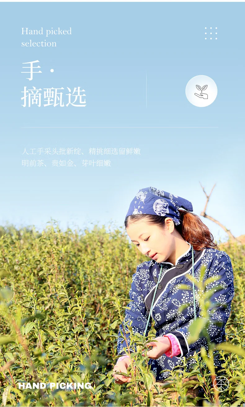 【中国直邮，时效7-15天】碧螺 2026年春茶绿茶 苏州洞庭碧螺春东山茶厂送礼一级100g明前新茶罐装 详情图 12