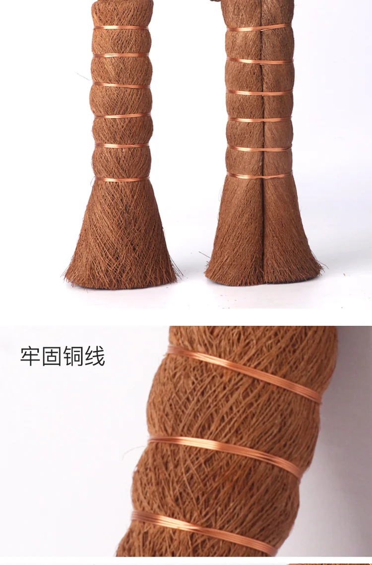 【中国直邮，时效10-15天】秉优天然棕榈洗锅刷子刷锅神器厨房洗锅碗碟刷子刷不粘锅软毛刷-1个装 详情图 4