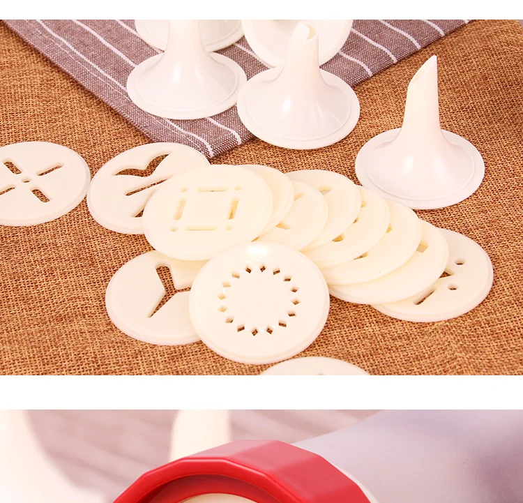 Baijie Baking tools, Butter Cookies Decorating Gun, 22 flower types, Can be disassembled detail image 8