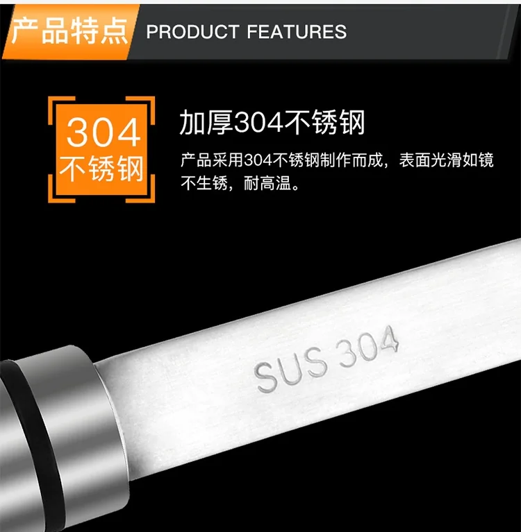 Baijie 304 stainless steel pressed potato masher, Fruit squeeze, Multifunctional mash detail image 4