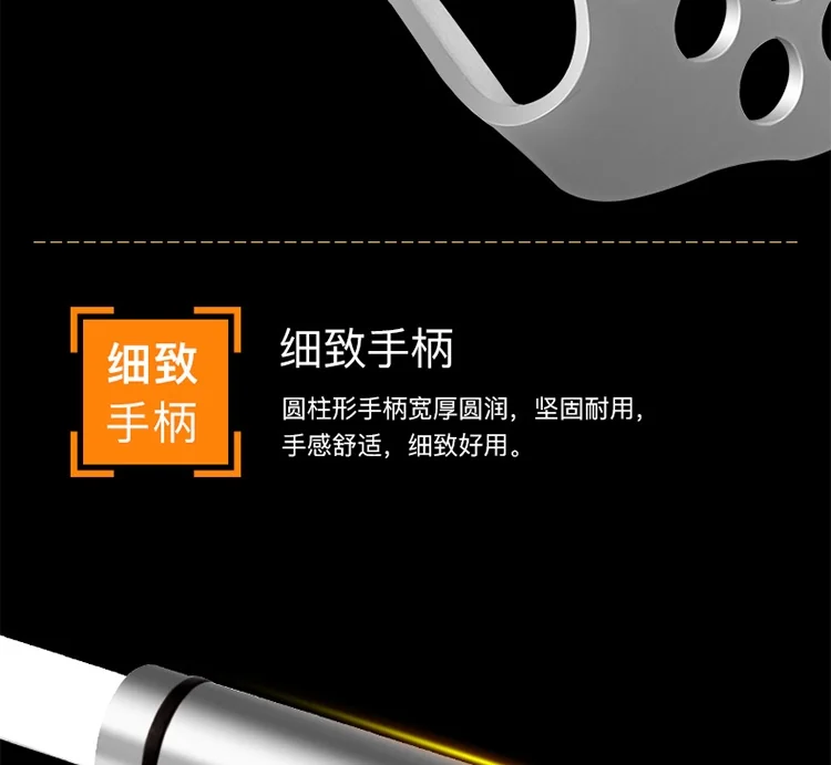 Baijie 304 stainless steel pressed potato masher, Fruit squeeze, Multifunctional mash detail image 6