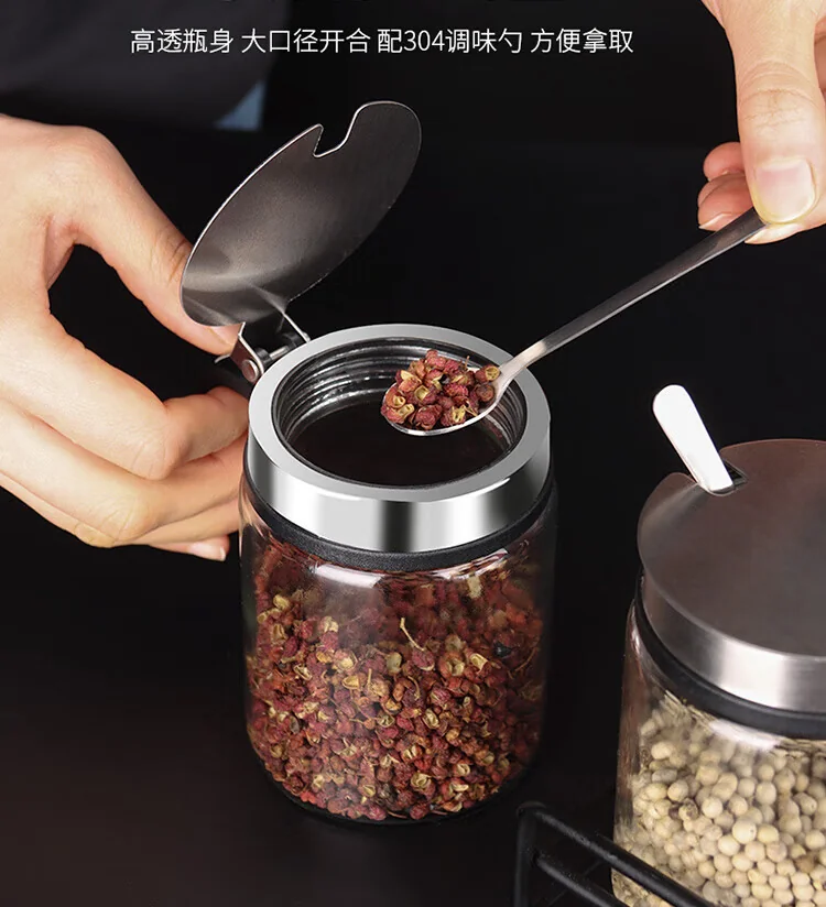 【China Direct Shipping, 10-15 days】BJTL001 Oil Jar Seasoning Box Set BJTL001 Sturdy and Durable Ordered Storage detail image 5