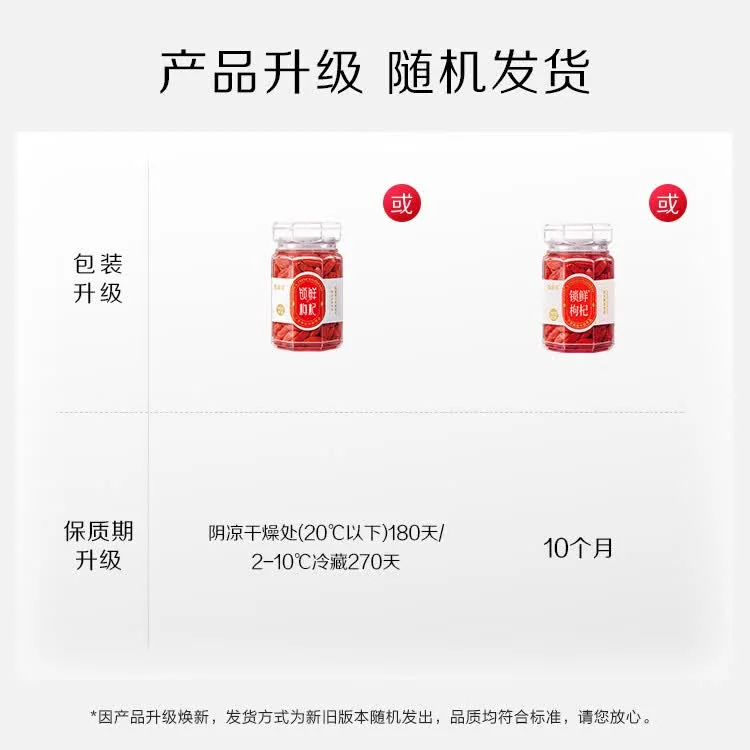 【中国直邮，时效7-15天】百瑞源枸杞 宁夏枸杞 特优级锁鲜枸杞子80g*2罐 宁夏枸杞中的珍品 详情图 1