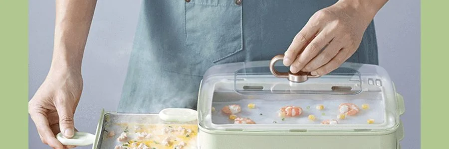 BEAR Multi functional Intestine Flour Machine Large Capacity Electric Steaming Pot Electric Steaming Box Breakfast Machine Rice Noodles Machine 8L Super Large Capacity CFJ-A80B2 detail image 18