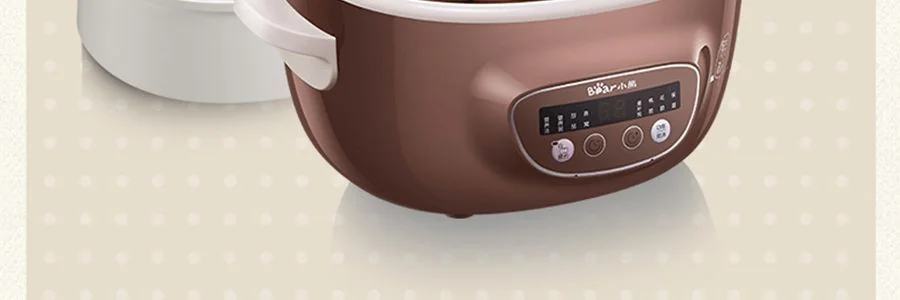 BEAR red sand electric stew pot, water tight stew pot, stew Congee, bird's nest stew pot DDZ-C25R7 2.5L detail image 12