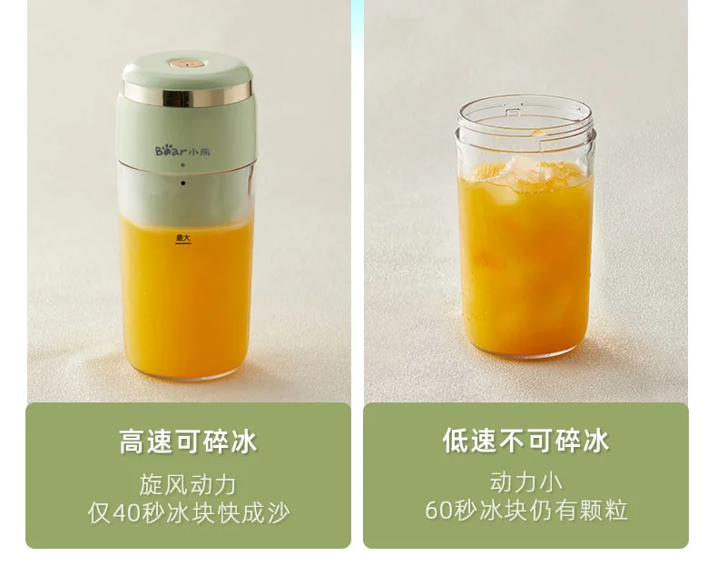Bear Juicer Portable Wireless Juicer Mini Small Can Make Smoothies LLJ-E03F1 detail image 7