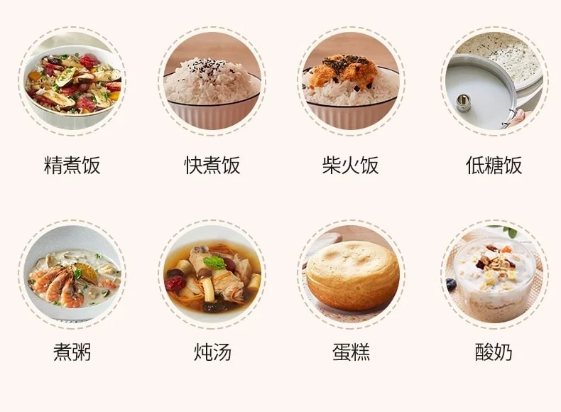 BECWARE 圆釜无涂层电饭煲 多功能电饭煲2.8L detail image 17