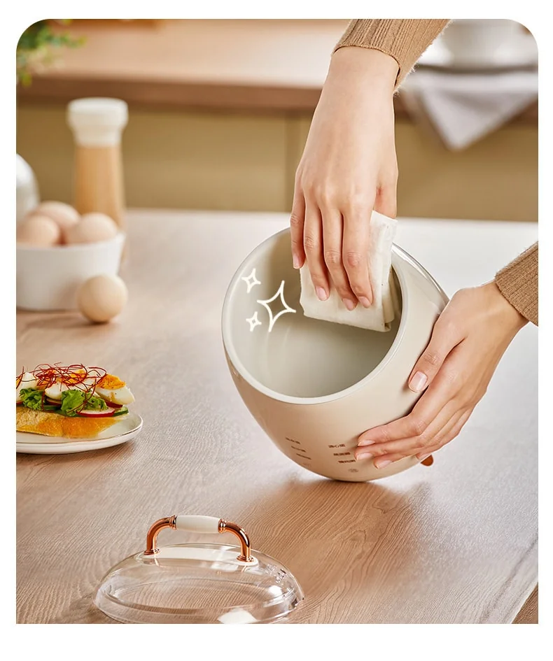 BECWARE 多功能煮蛋器 网红蛋蛋锅 多功能智能预约电煮锅 白色 detail image 11