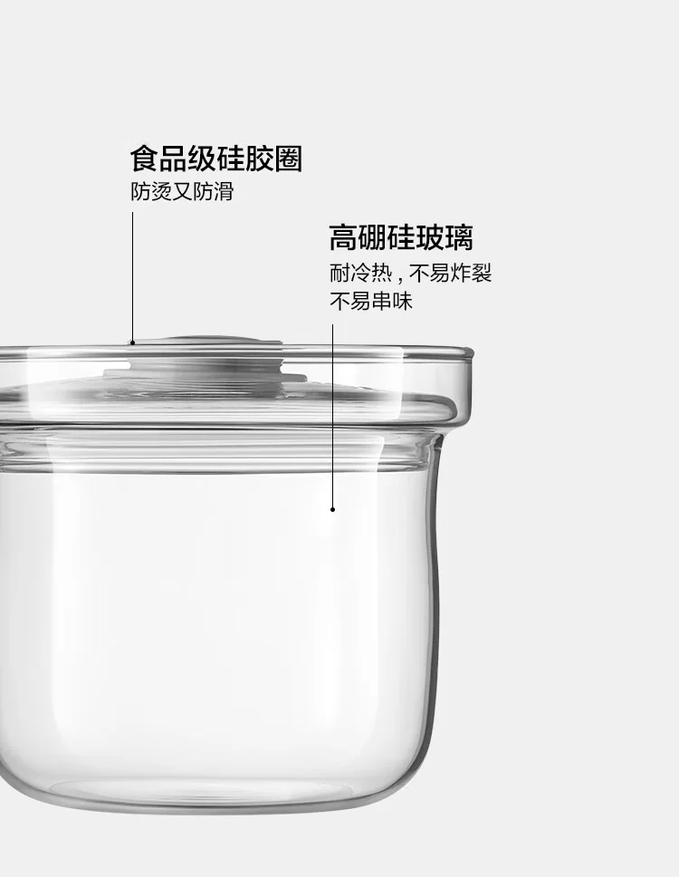 Buydeem Chinese style household ceramic dish, reinforced ceramic dish, pure white ceramic dish, tableware dish, paired with steaming stew pot G56/G67, suitable for customized glass stew pot detail image 3