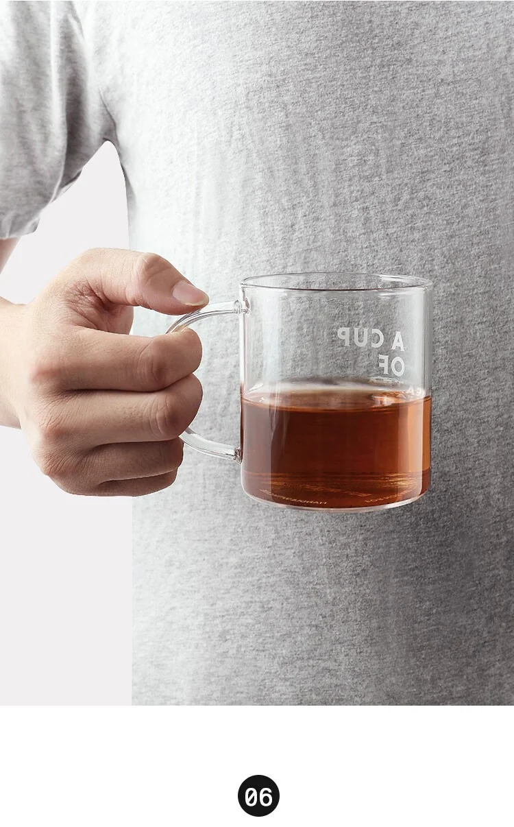 Buydeem  Teapot Tea Cup With Drain Basket Separation Filter High Borosilicate Glass One Drink 350ml CD1001 detail image 23