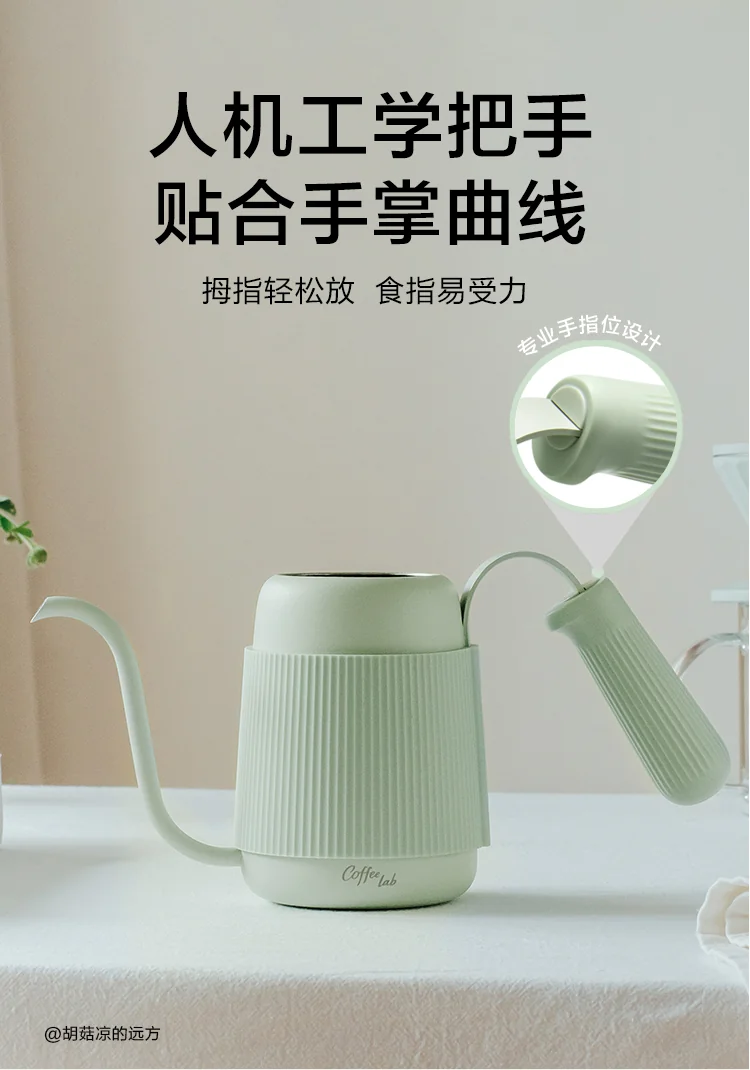 Buydeem Beiding coffee hand brewing pot professional hand brewing coffee long spout pot easy to control water small and not occupying two colors optional detail image 9