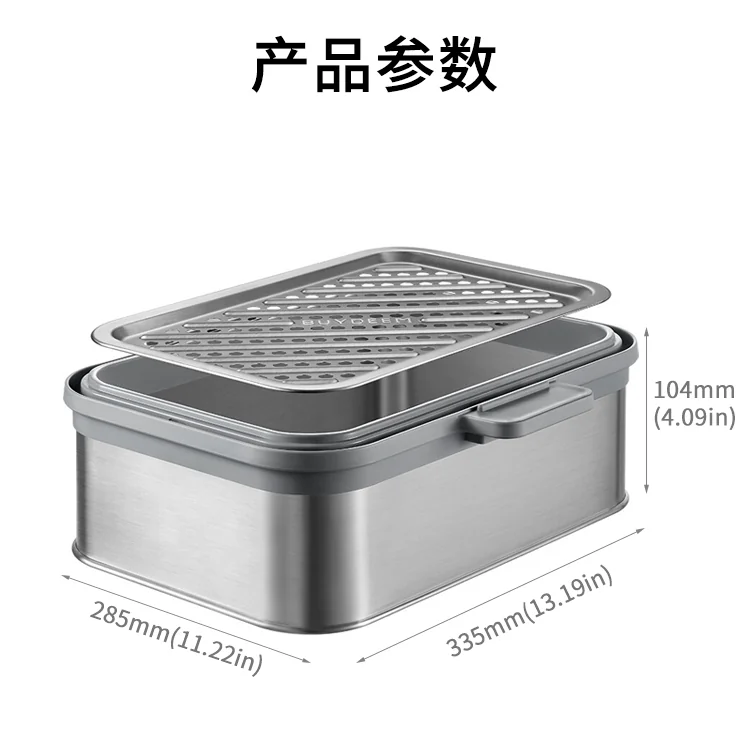 Buydeem multi-function steaming and stewing pot G563 two-layer steaming rack double the capacity and durable detail image 7