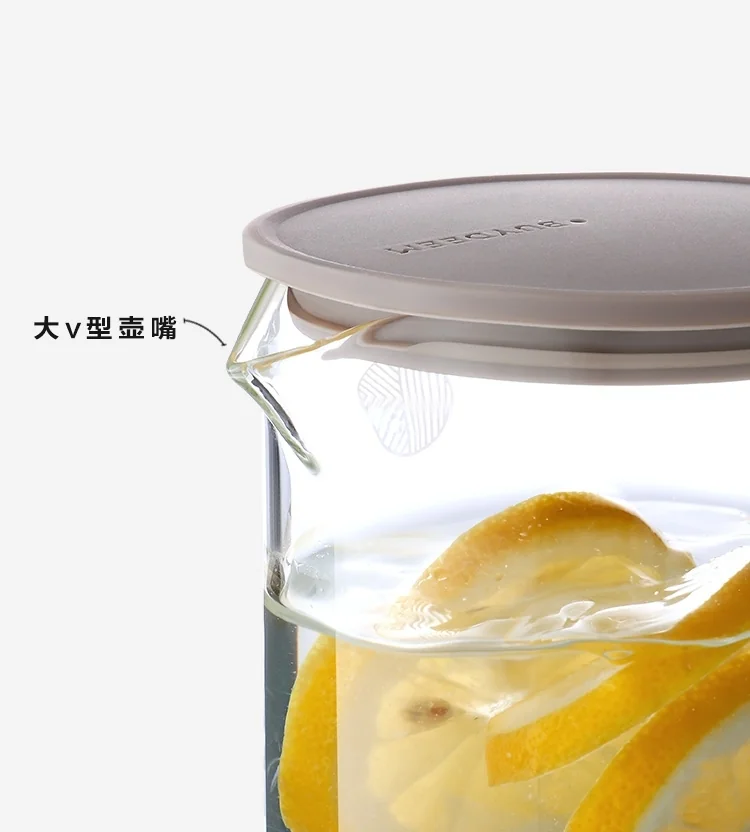 Buydeem Glass Water Bottle Glass-Jug 1200ml detail image 23
