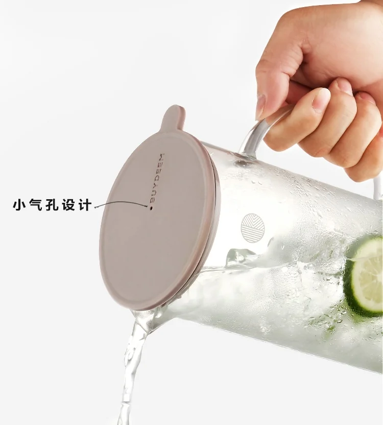Buydeem Glass Water Bottle Glass-Jug 1200ml detail image 25