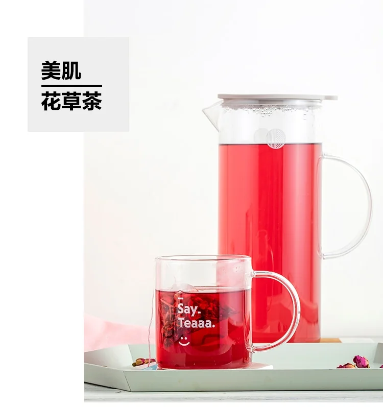 Buydeem Glass Water Bottle Glass-Jug 1200ml detail image 7