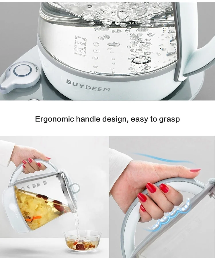 Buydeem Health-Care Beverage Tea Maker Kettle K2683,Bird's Nest Pot,1.5 L detail image 16