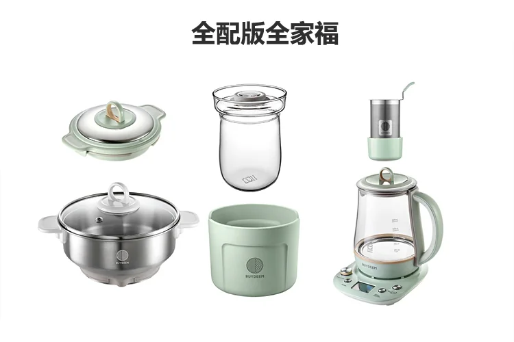 Buydeem, Little Fairy Green Health Pot, Bird's Nest Pot Upgraded, K2763 ,Steaming and boiling in one, Adjust the time by appointment detail image 21