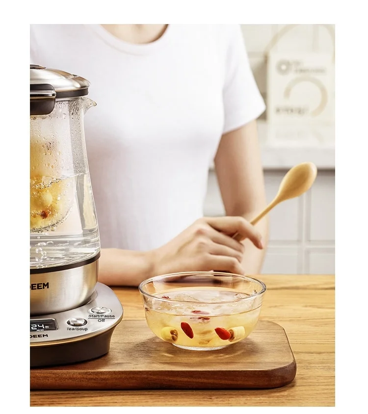 Buydeem Stainless Steel Health Pot K2973,Health-Care Beverage Tea Maker Kettle,8-in-1 Programmable Brew Cooker Master, 1.5L detail image 19