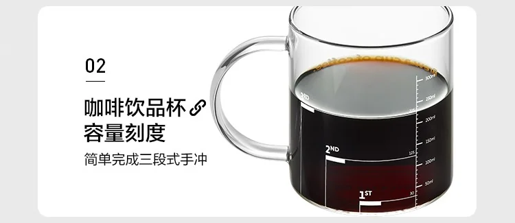 Buydeem  coffee pour pot, Professional hand-brewed coffee long spout pot,  Easy water control, Three colors optional detail image 10