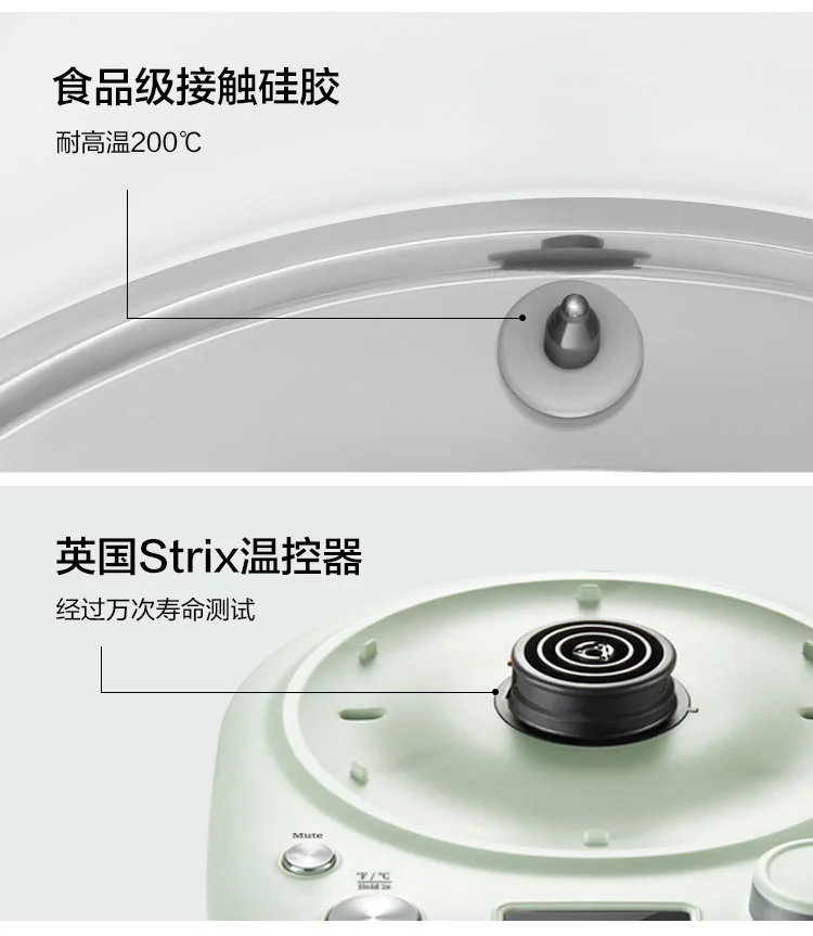 Buydeem  coffee pour pot, Professional hand-brewed coffee long spout pot,  Easy water control, Three colors optional detail image 12