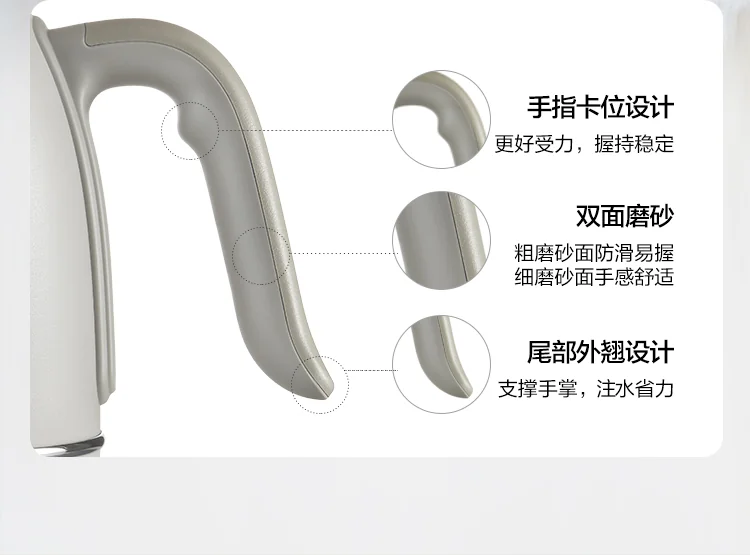 Buydeem  coffee pour pot, Professional hand-brewed coffee long spout pot,  Easy water control, Three colors optional detail image 15
