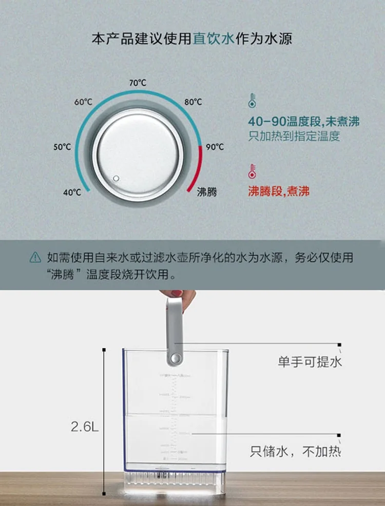 【Free gift】Buydeem Water Dispenser S7123 With 8 Kinds Of Water Temperature detail image 13