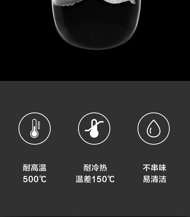 Buydeem Health Pot Glass Stew Group SP2693-16 High temperature resistance Cold and hot Easy to clean detail image 2