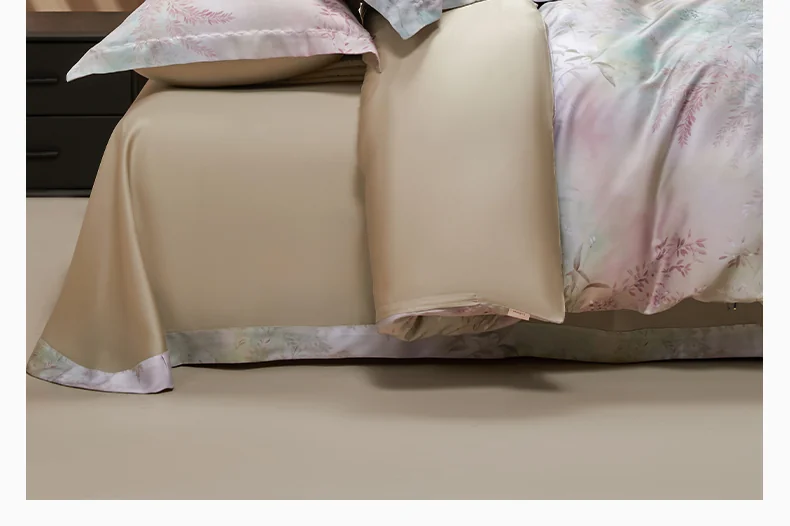 SILKUEEN Lyocell Tencel Bedding Set (4 Pieces) detail image 4