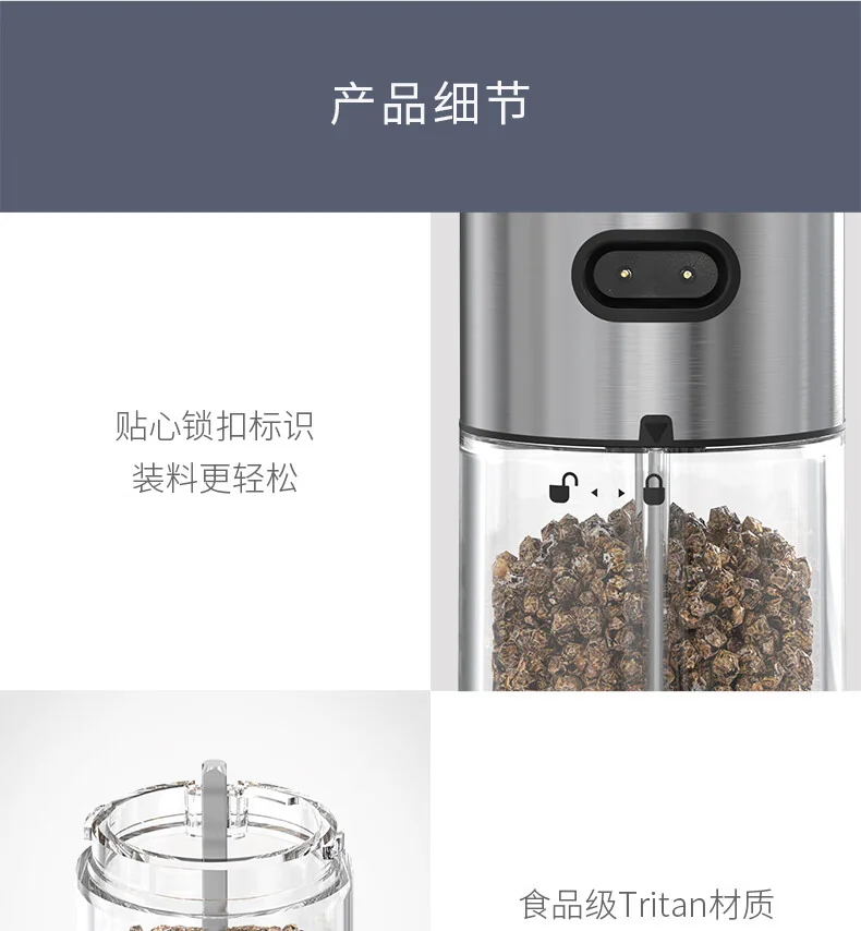 【China Direct Shipping, 10-15 days】Circle joy Electric Grinder CJ-EG08 5-speed Adjustable Coarse & Fine (Base model) detail image 11