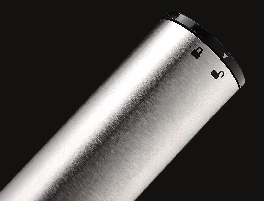 【China Direct Shipping, 10-15 days】Circle joy Electric Wine Opener Stainless Steel Corkscrew CJ-EKPQ01 Exquisite Atmosphere Long Lasting (Battery Included) detail image 6
